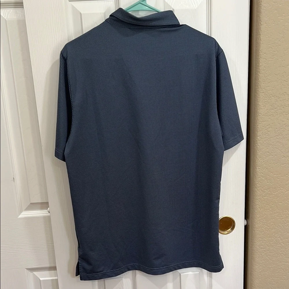 Travis Mathew Blue Polo Shirt Cotton Blend size medium - Picture 6 of 6